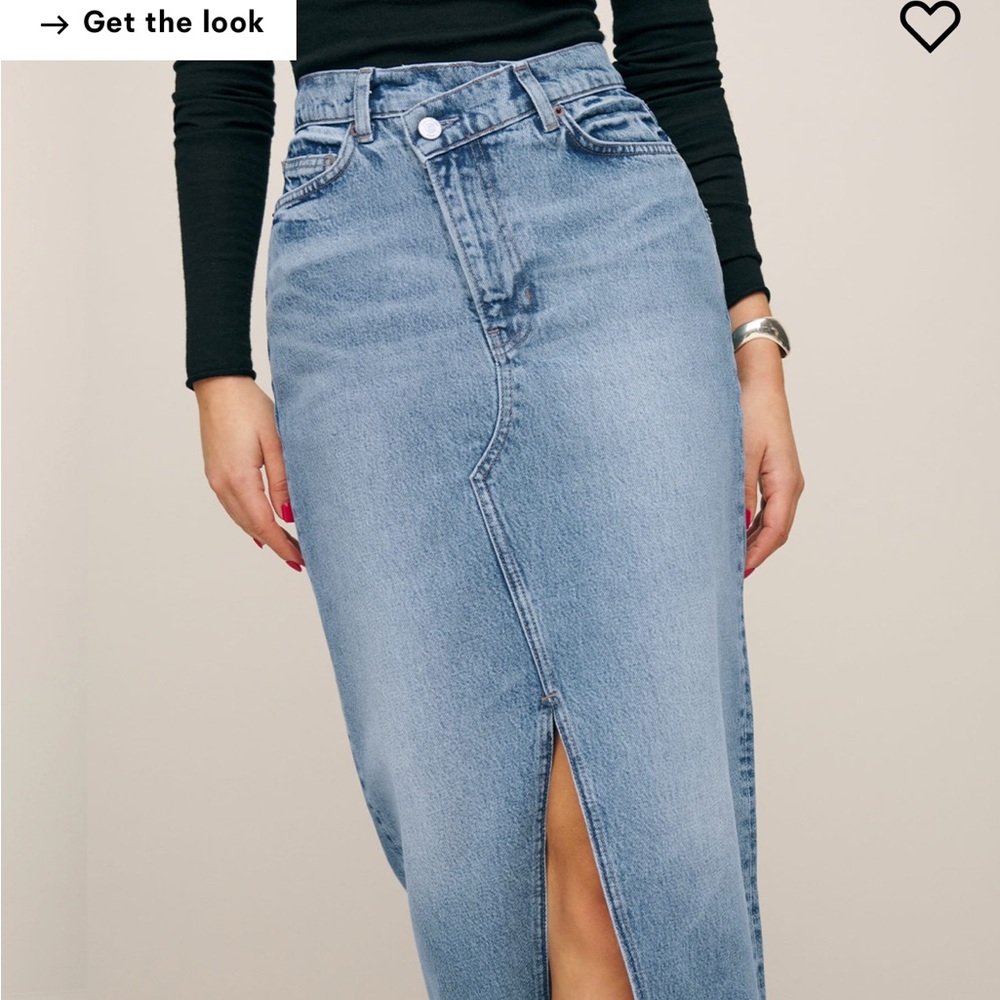 Reformation denim skirt SIZE 28